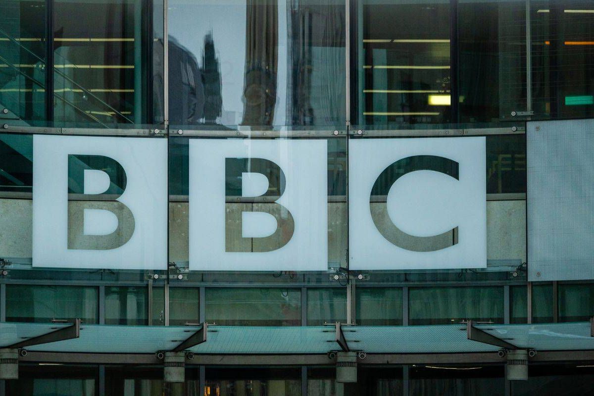 BBC logog on the exterior of one of their buildings