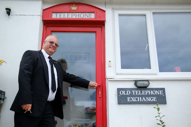 Ricky Bennett lives in the old telephone exchange in Praze-an-Beeble, which he has kept true to its past
