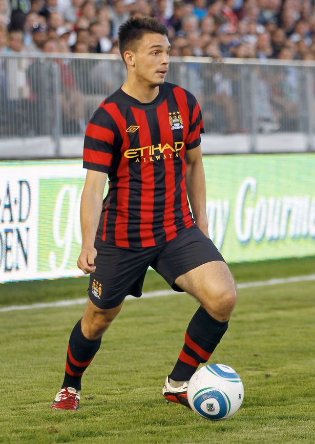 Frederic Veseli in action for City against Vancouver Whitecaps