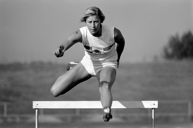 British runner Mary Rand pictured during training session. December 1969