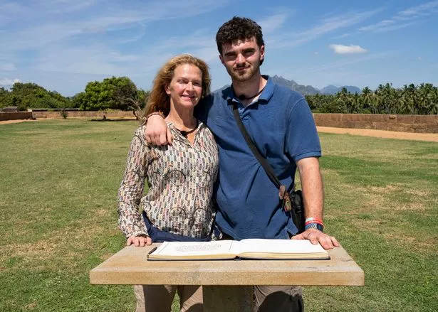 Caroline and her son Tom became the first mum-and-son team to win Race Across The World