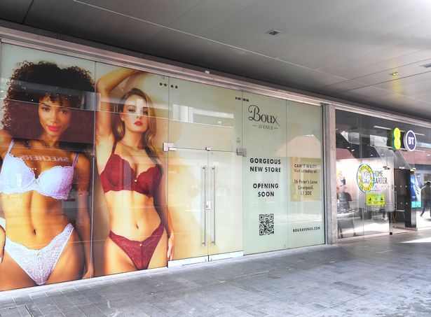 The new Boux Avenue store at Liverpool ONE