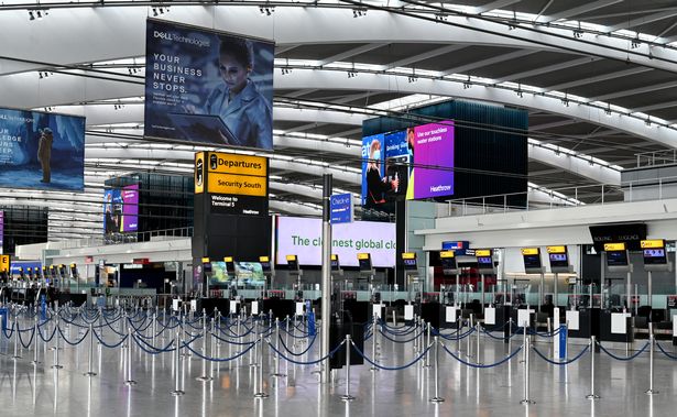 The couple were arrested at Heathrow Airport