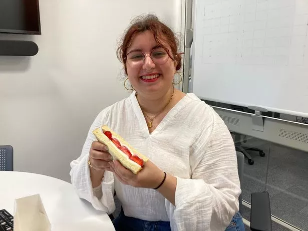 M&S has rolled out a limited-edition strawberries and cream sandwich