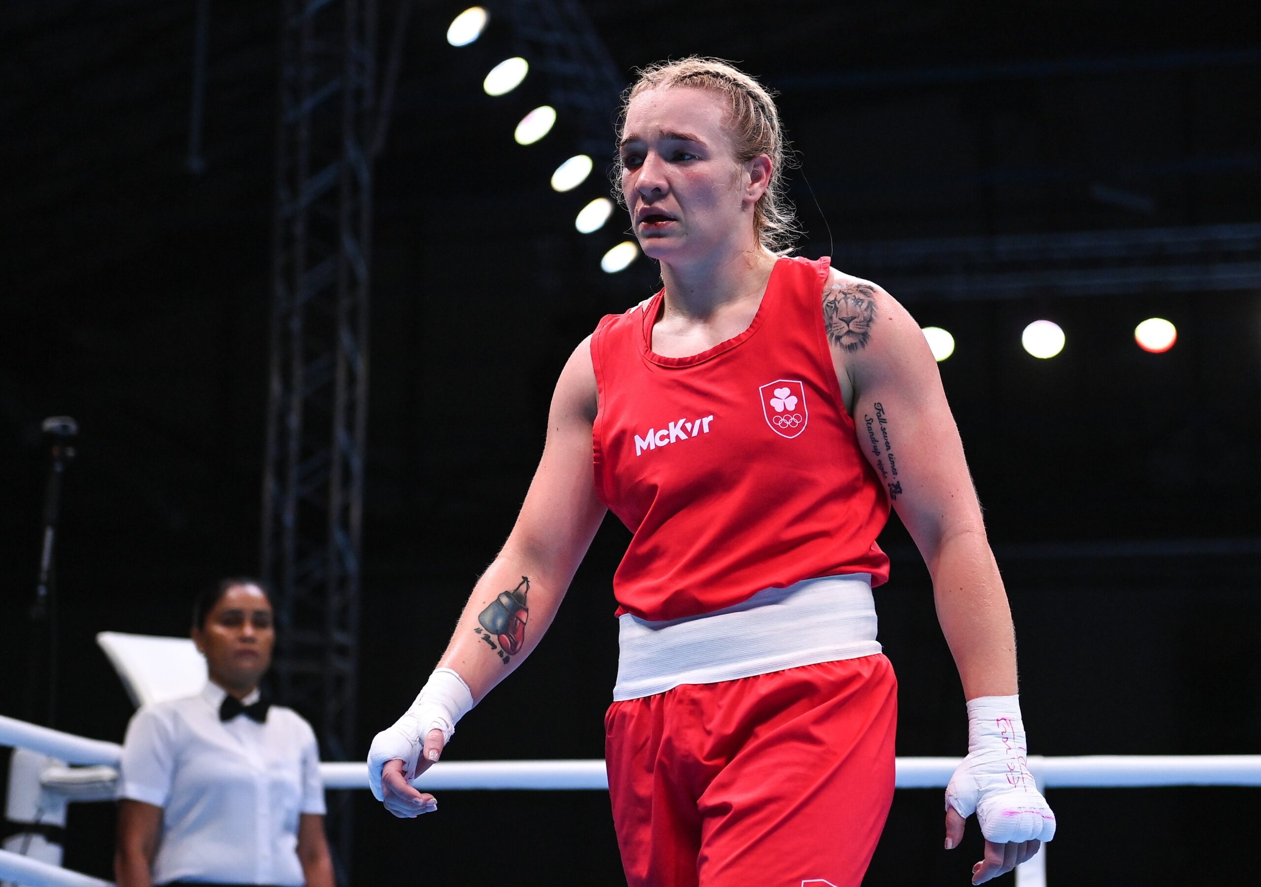 Amy Broadhurst will not box at the Paris Olympics after losing at the final qualifiers in Thailand