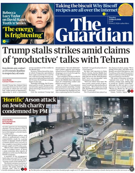 The Guardian Front page
