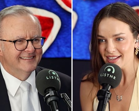 Anthony Albanese and Abbie Chatfield