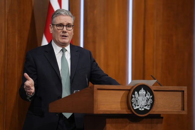 Prime Minister Sir Keir Starmer