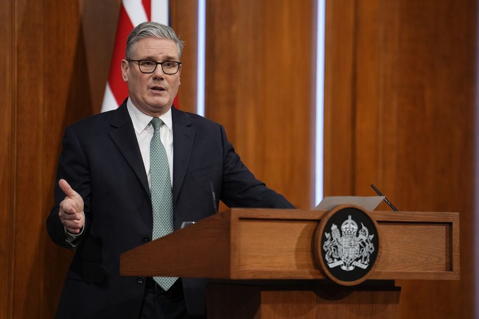 Prime Minister Sir Keir Starmer has opposed the prospect of tariffs (Jordan Pettitt/PA)