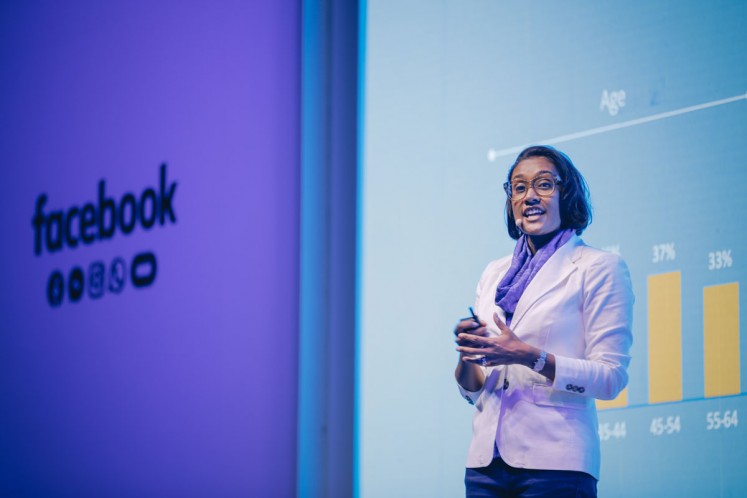 Sarita Singh, director of the global business group for Southeast Asia, delivers the Conversational Commerce Research Study.
