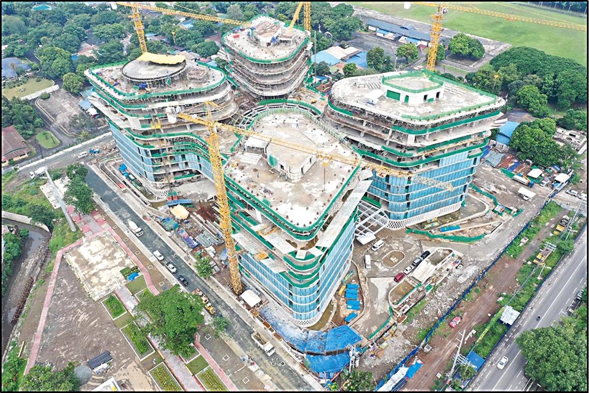 New Senate building construction as of July 2023: Six senators per tower? PHILIPPINE INFORMATION AGENCY PHOTO