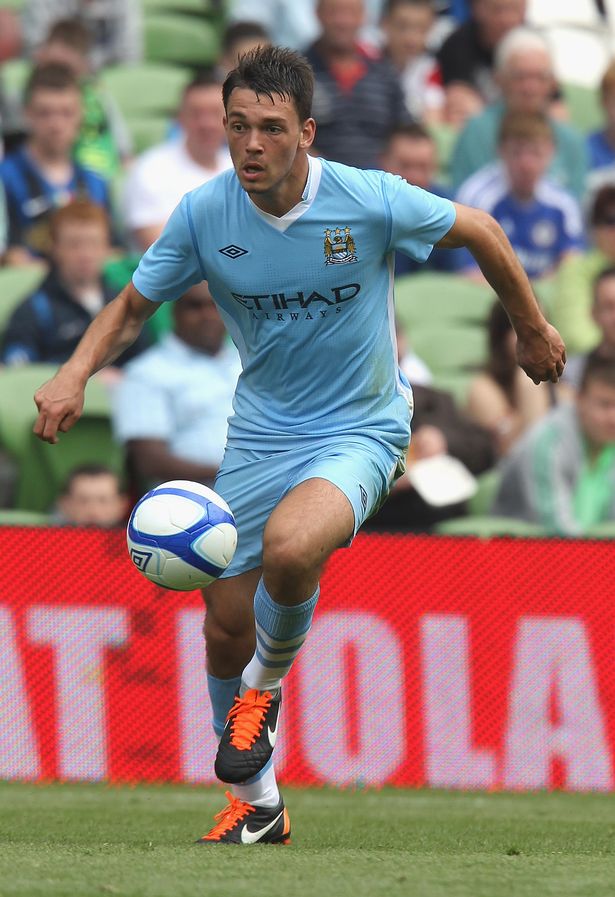 Veseli in action for City during their 2011 pre-season