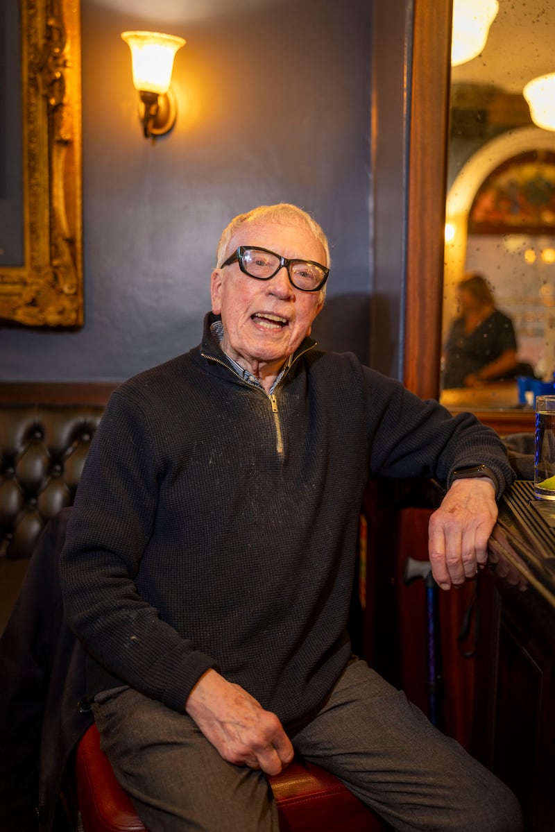 Bob Byrne performed in The George for his 90th birthday. Photograph: Tom Honan/The Irish Times