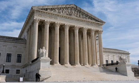 The US supreme court in Washington.