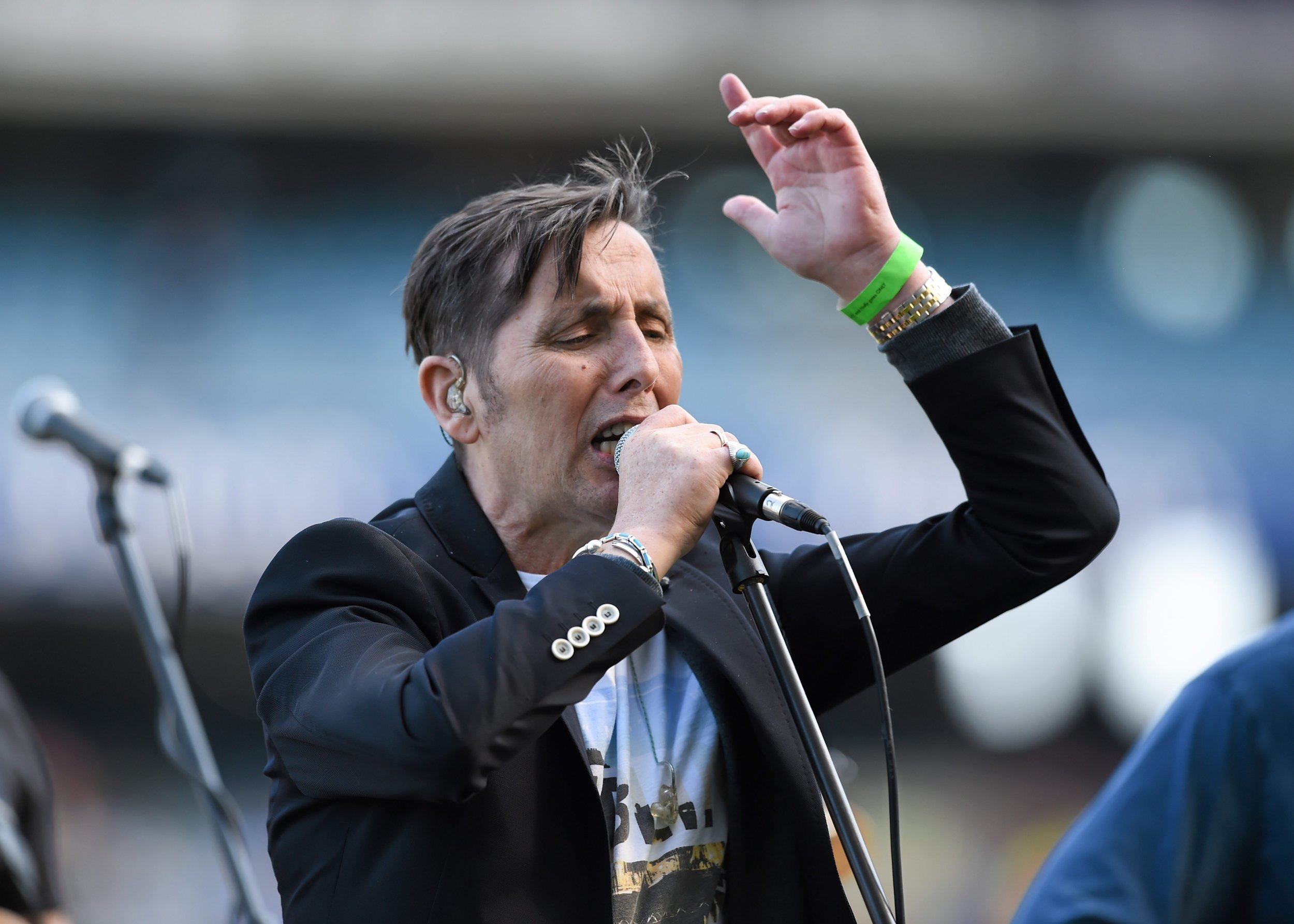 Aslan performs ahead of the All-Ireland Senior Championship Semi-Final Replay, Dublin v Mayo in Croke Park