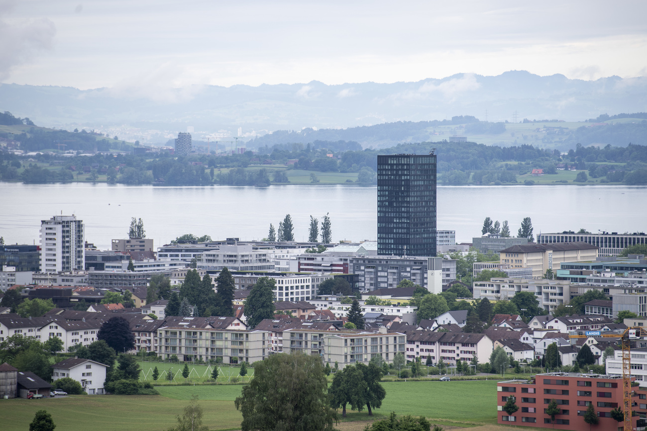 View of the Swiss city of Zug.