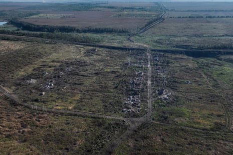 A wider view of the remains of Andriivka.