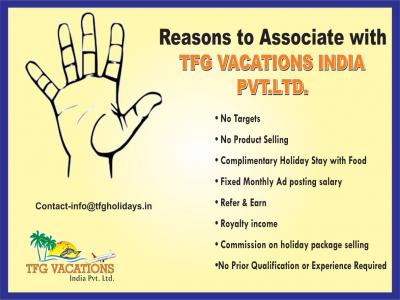 Online Marketing Work Online Jobs From TFG Vacations Pvt. Ltd. - Mumbai, India - Free Classifieds - Muamat