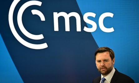 a man under a sign saying msc