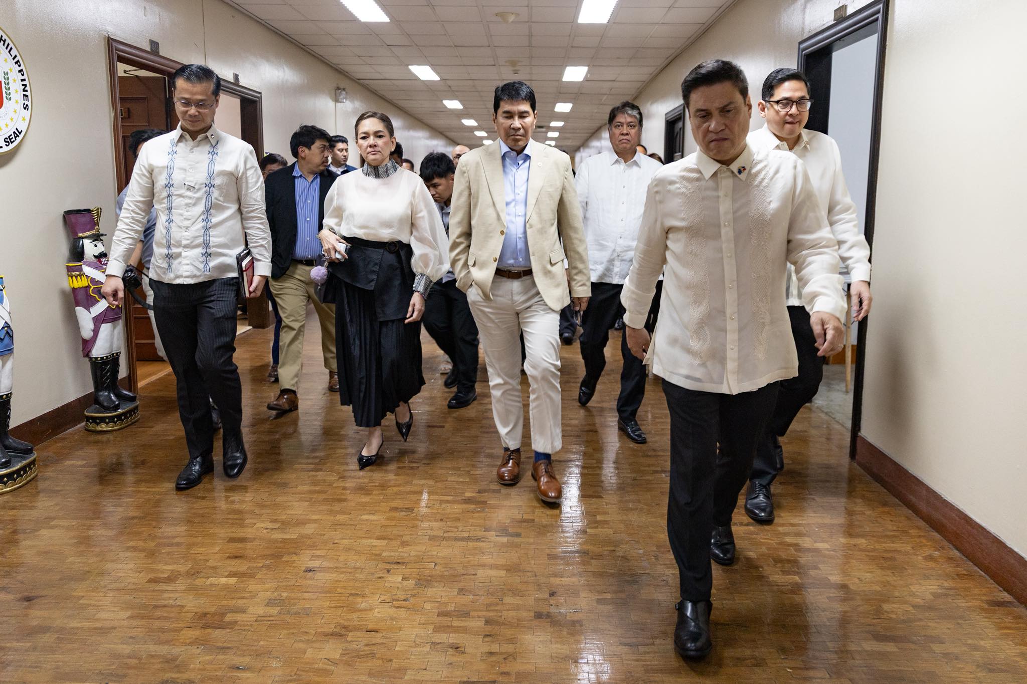 Senate minority walkout