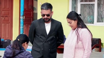 This was PM Balen Shah's first speech in the Nepal parliament after taking over the Himalayan nation in a historic election back in March. (ANI Video Grab / File) This was PM Balen Shah's first speech in the Nepal parliament after taking over the Himalayan nation in a historic election back in March. (ANI Video Grab / File)