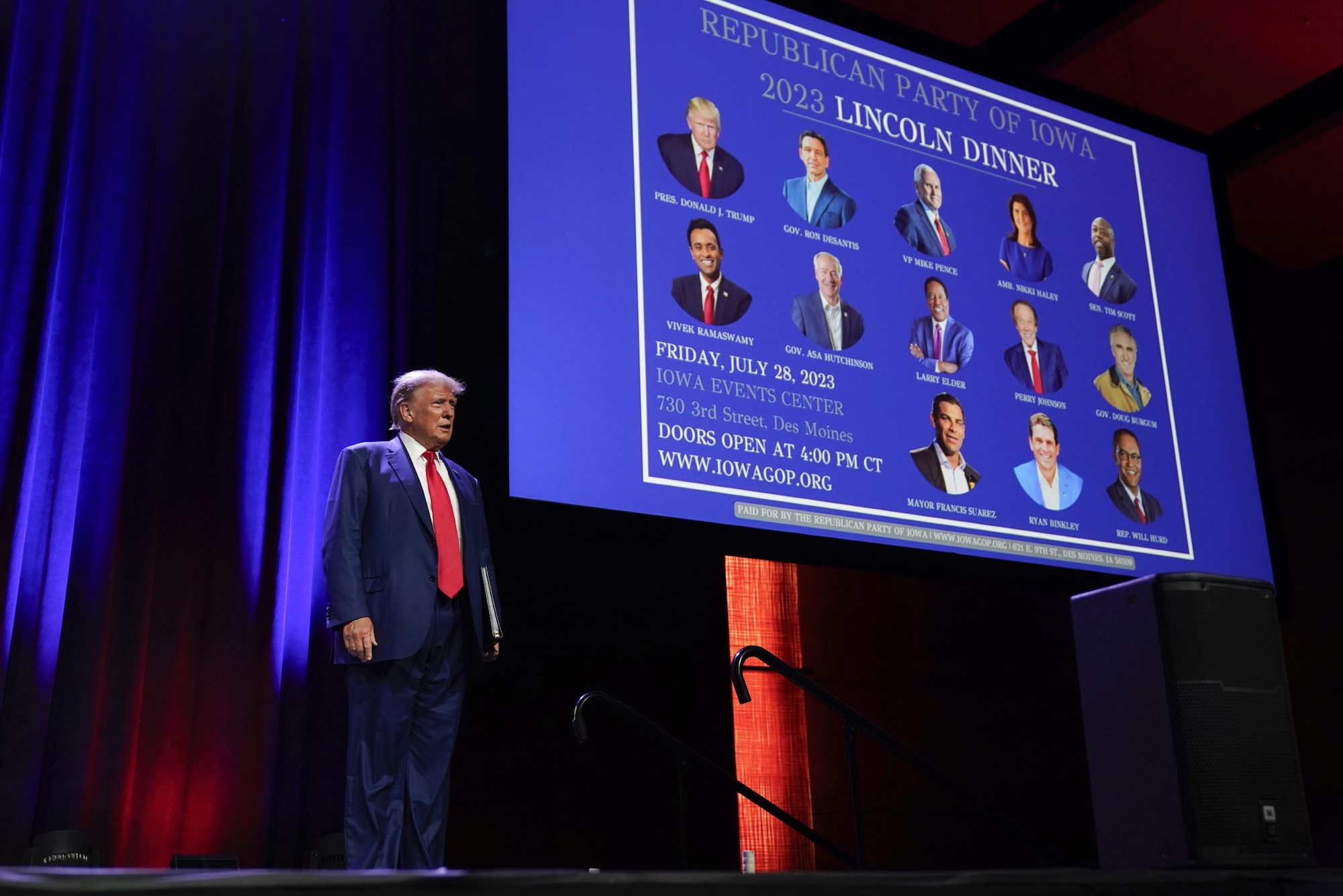First Republican presidential debate Whos in and who might be out