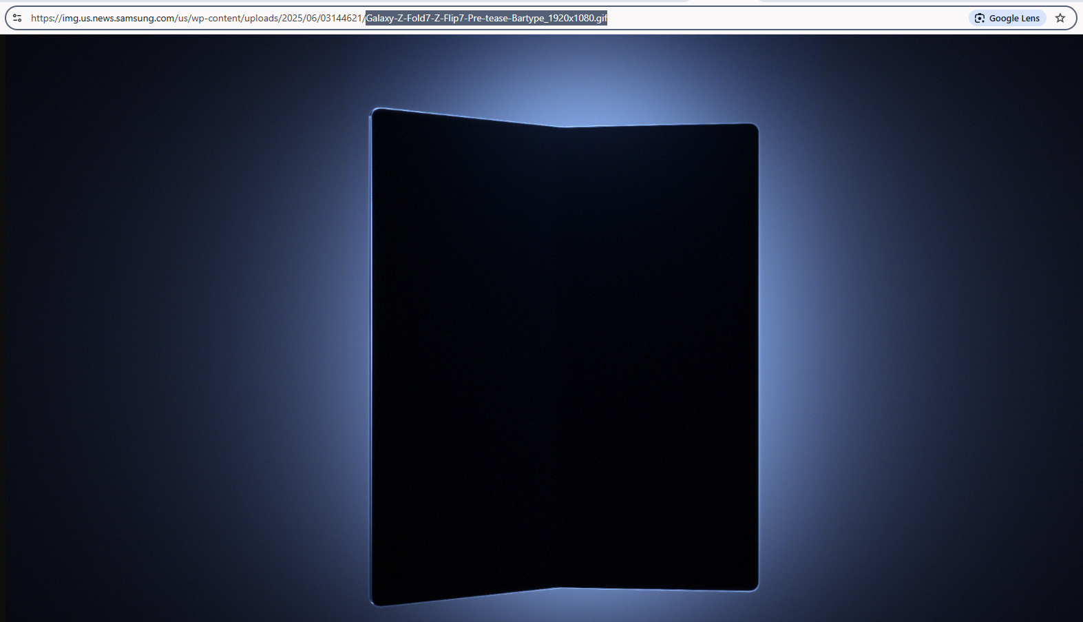 Galaxy Z Fold 7 leaked image