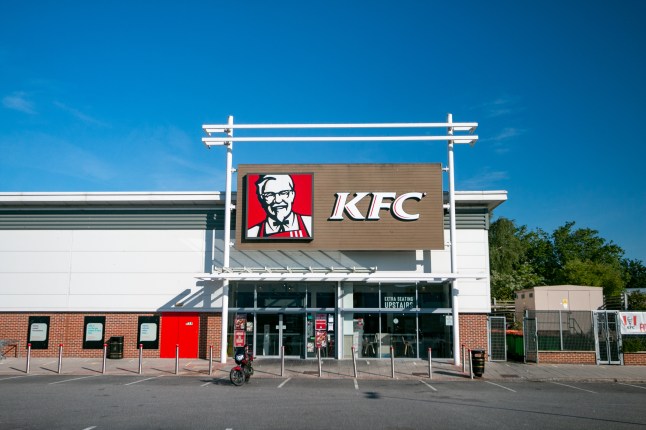 Kentucky Fried Chicken (KFC) on Strood Retail Park at Commercial Rd in Rochester, England