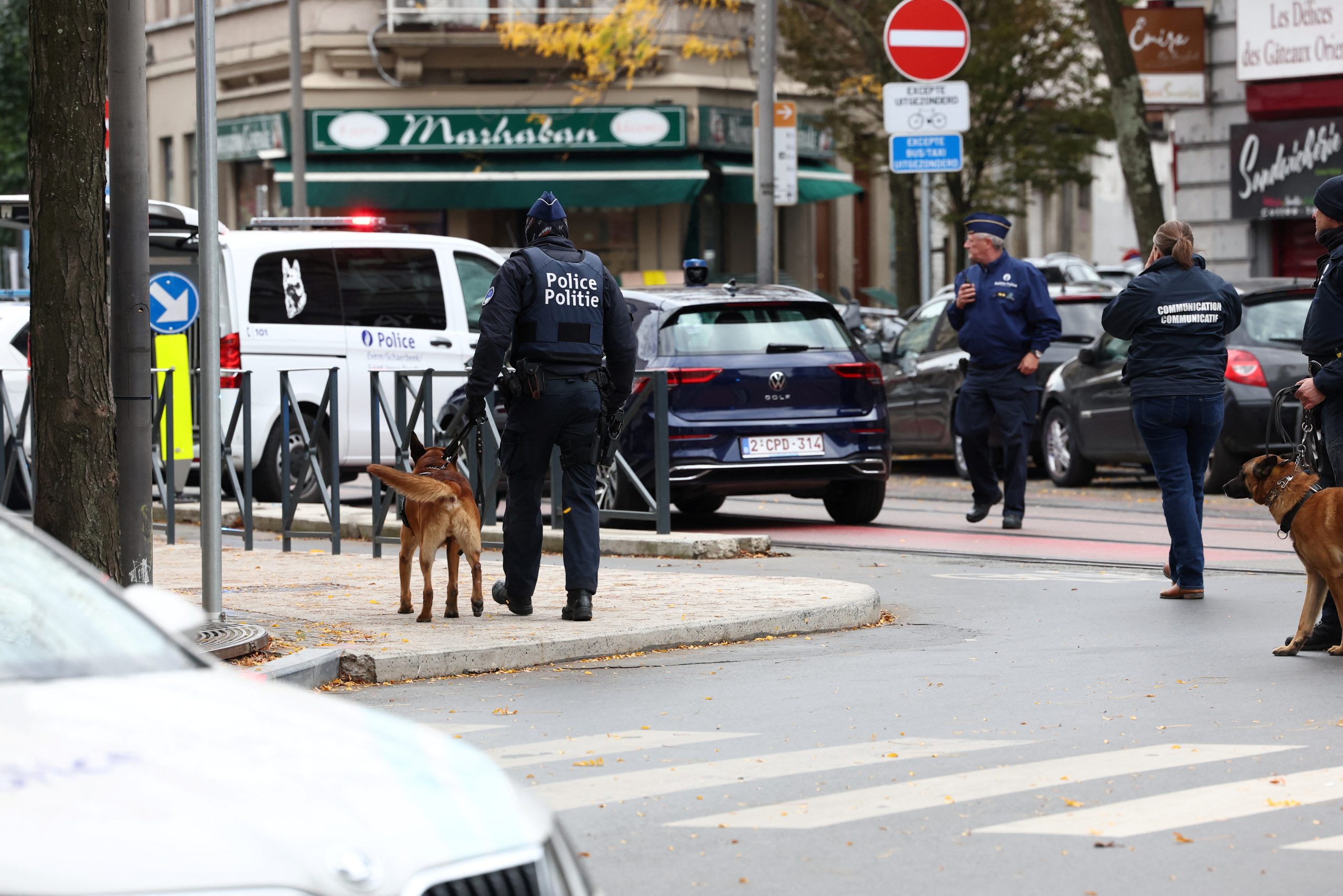 Aftermath of deadly shooting in Brussels