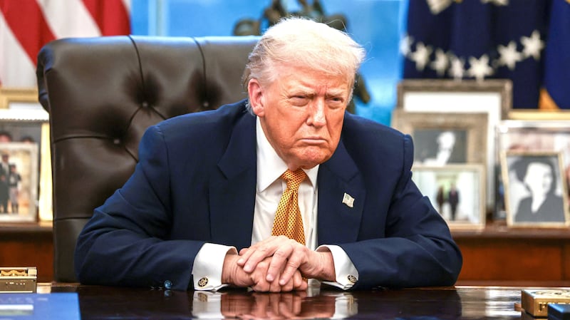 President Donald Trump in the Oval Office in the White House in Washington, D.C., U.S., January 14, 2026.