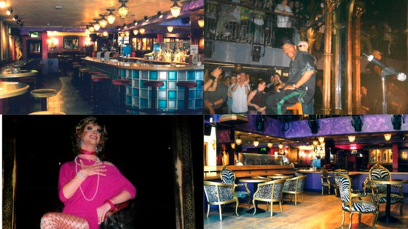 The George interior in the 1990s; Rapper Coolio performing in The George in the 1990s; and Panti Bliss performing in The George in the early 2000s. Photographs: The George