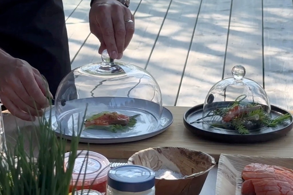fish on a plate