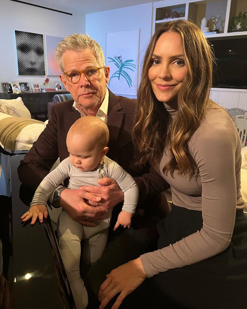 David Foster, Katharine McPhee and son