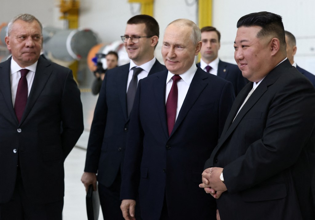 Kim said his decision to visit Russia four years after his previous visit showed how Pyongyang is “prioritizing the strategic importance” of its relations with Moscow, North Korea’s official news agency said Wednesday.