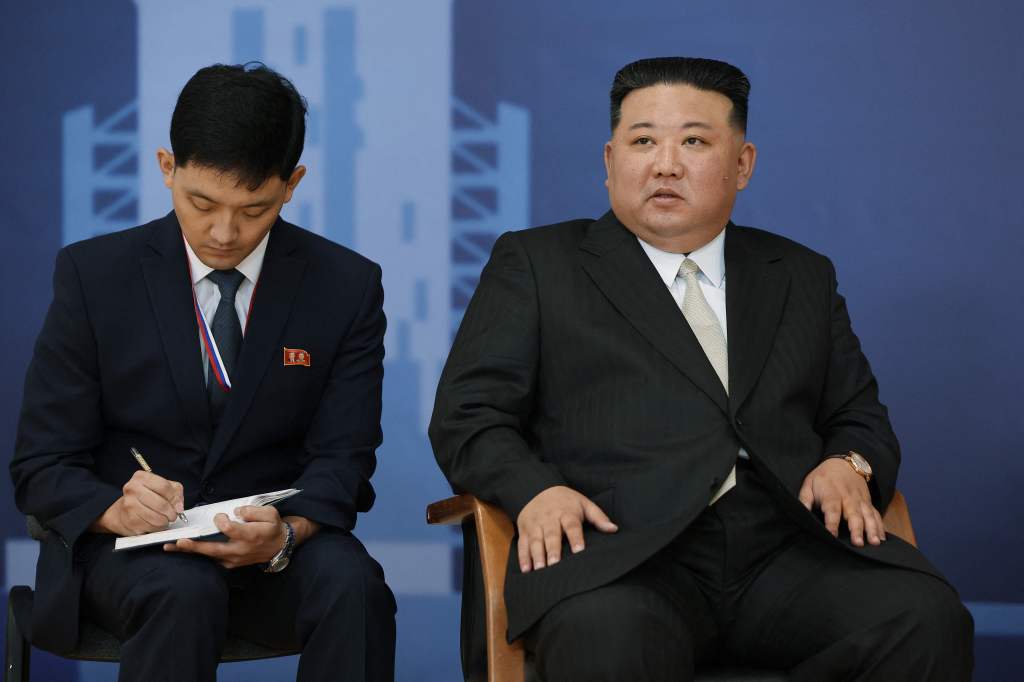 In his opening remarks, Putin welcomed Kim to Russia and said he was glad to see him, saying the talks would cover economic cooperation, humanitarian issues and the “situation in the region.”