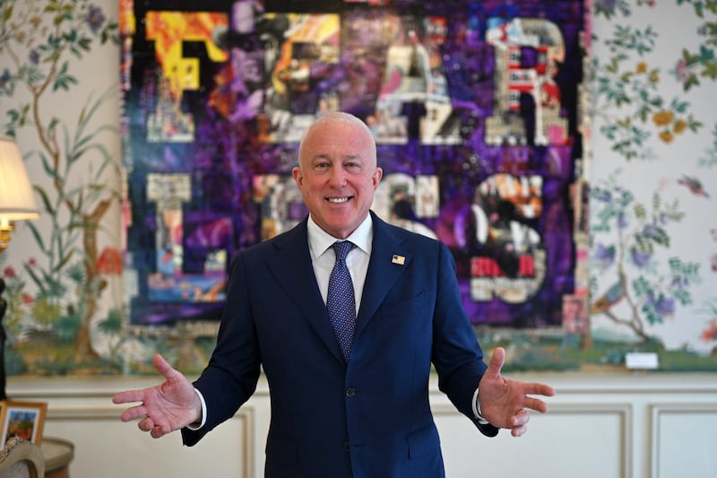 US ambassador to Belgium Bill White. Photograph: Nicolas Tucat/AFP/Getty Images