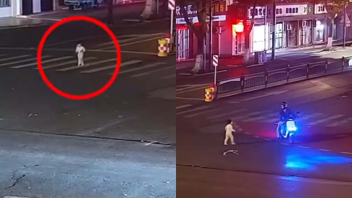 ‘Humanity Is Still Alive’: 3-Year-Old Chinese Kid Spotted Wandering Alone On Streets At Midnight; Commuters Step In To Help | WATCH