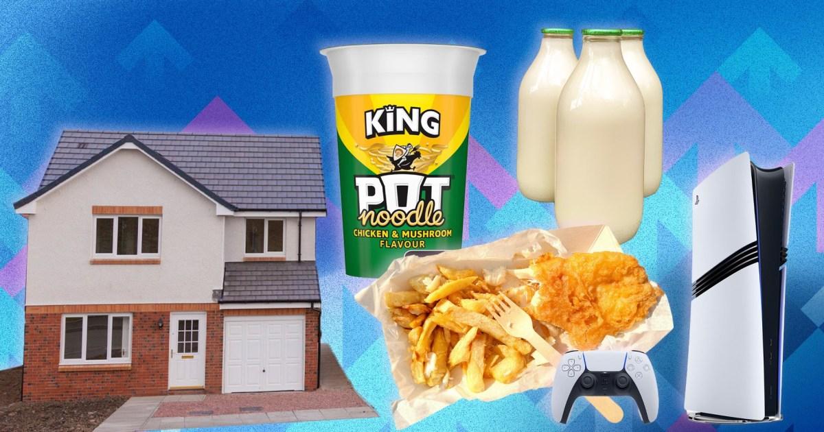 How much did your favourite items cost in 1995 vs 2025? A price comparison