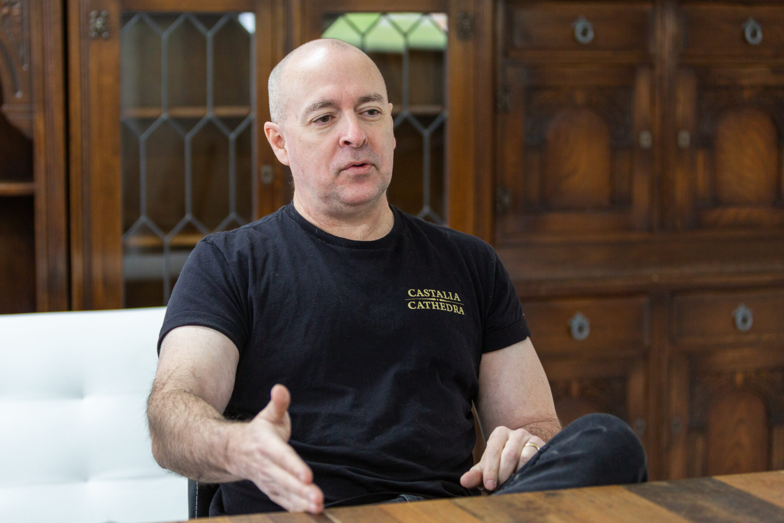 Vox Day during the interview