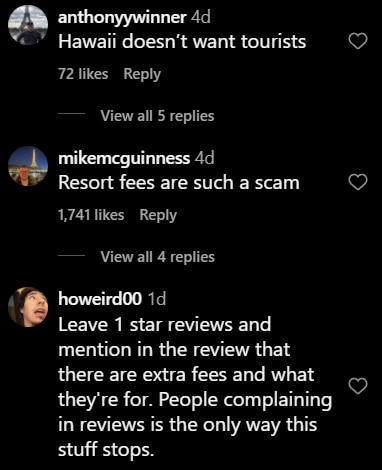 US woman exposes resort hidden fees