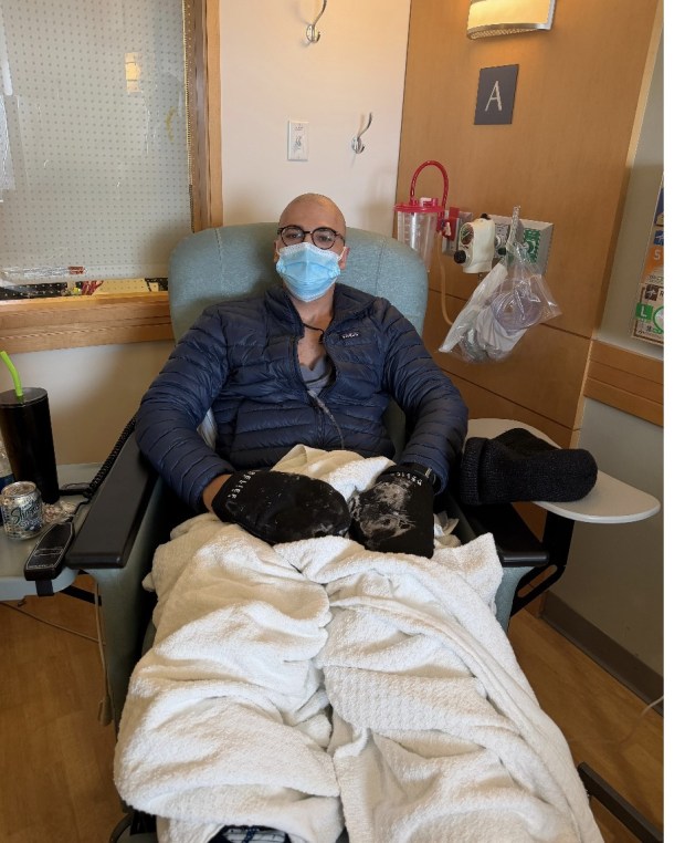 Alessandro Hammond, a cancer survivor, co-created an app called NxtCure. It is an AI-powered matching platform to help cancer patients find clinical trials. (Courtesy of Alessandro Hammond)