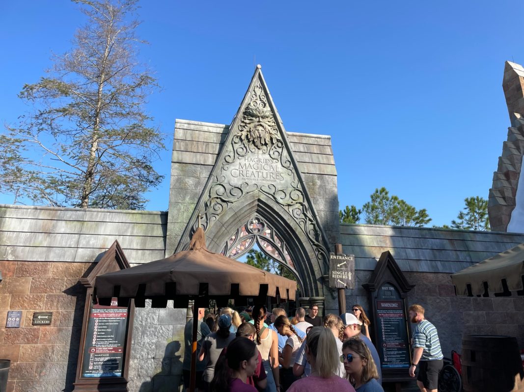VIDEO: Hermione's Voice Updated to Sound More Like Emma Watson on Hogwarts Express at Universal Orlando Resort 5 UOR IOA WWoHP Hagrids Magical Creatures Motorbike Adventure reopens 3