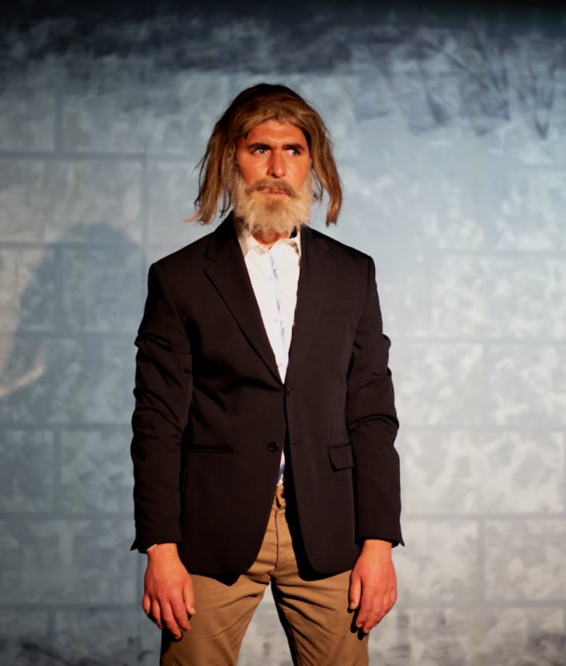 Rex Ryan as Gerry Hutch in The Monk, at the Glass Mask on Dawson Street