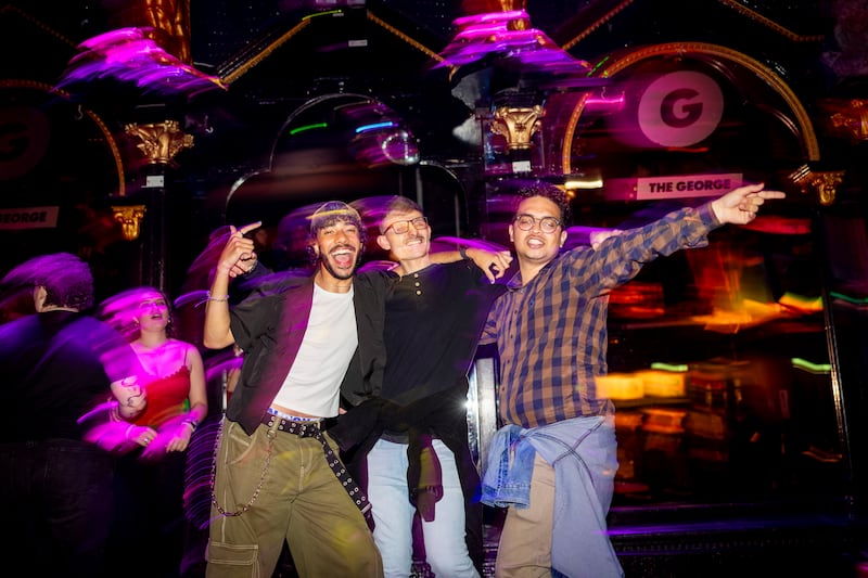 Rammon Mathias, Andre Teobaldo and Matheus Teobaldo in The George. Photograph: Tom Honan