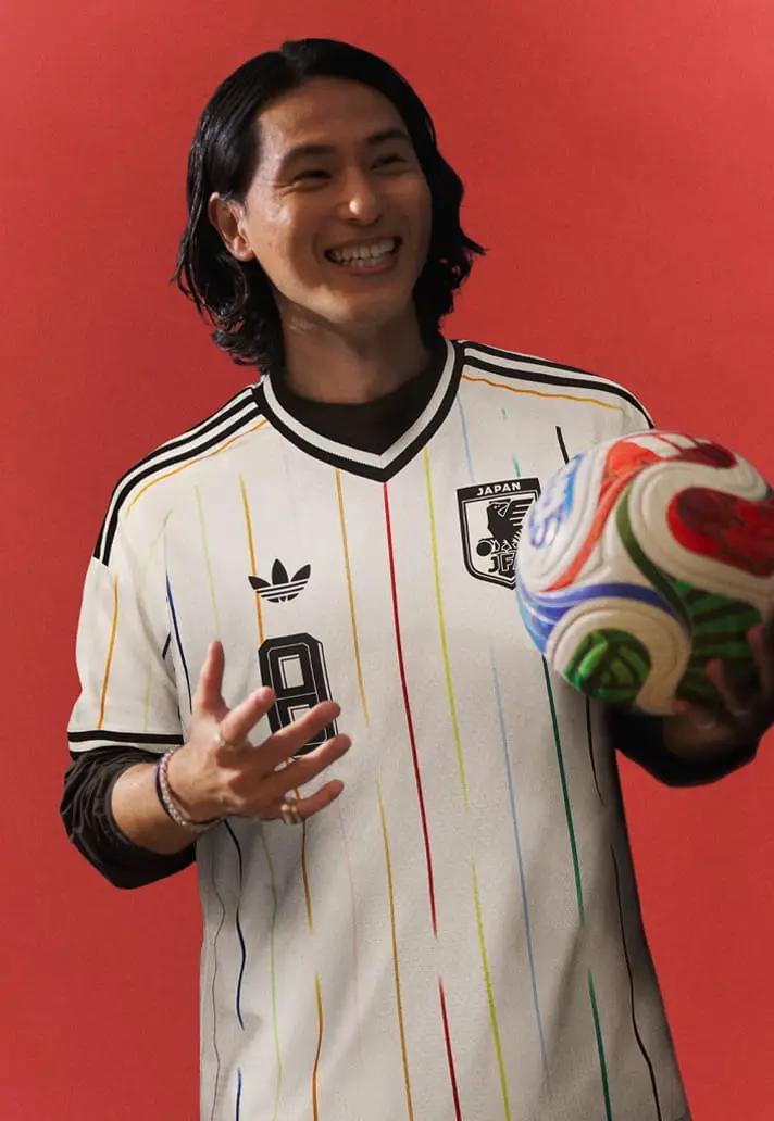 Japan's away kit for the 2026 World Cup. Image credit: Adidas. Image credit: Adidas