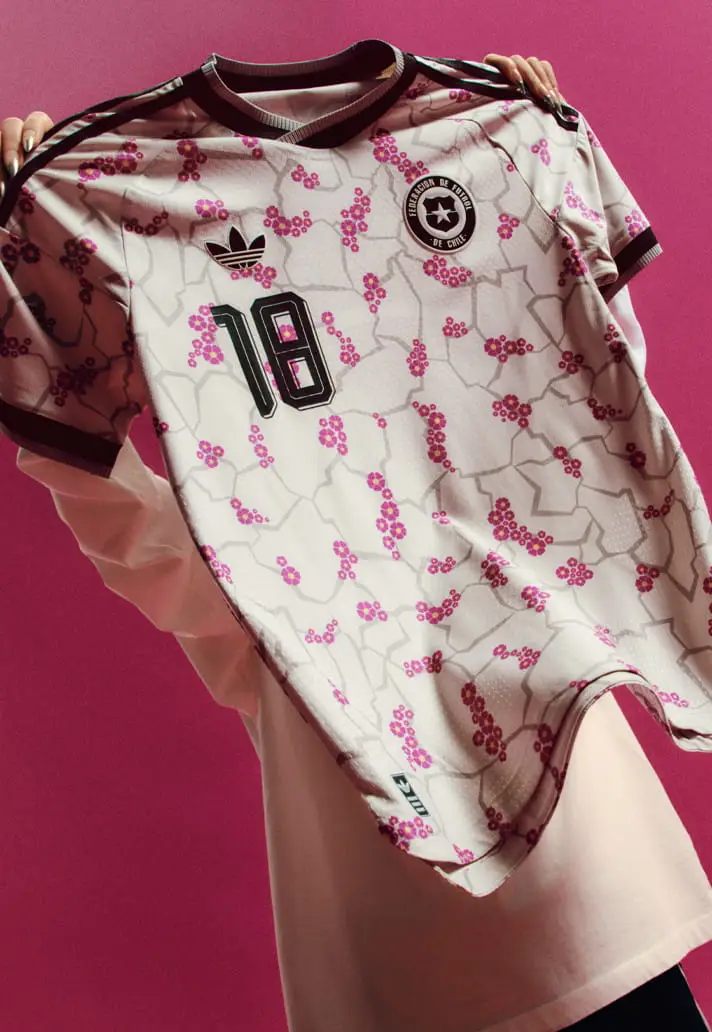 Chile's away kit for the 2026 World Cup. Image credit: Adidas