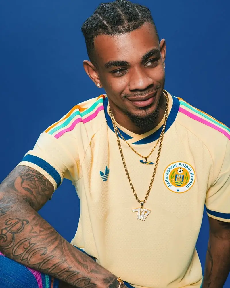 Curacao's away kit for the 2026 World Cup. Image credit: Adidas
