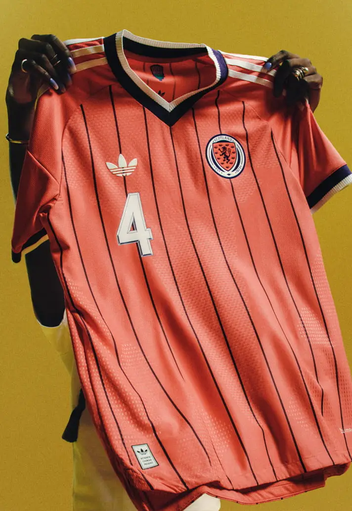 Scotland's away kit for the 2026 World Cup. Image credit: Adidas