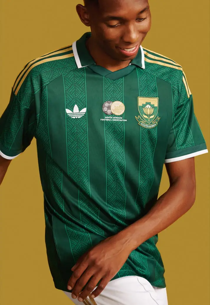 South Africa's away kit for the 2026 World Cup. Image credit: Adidas