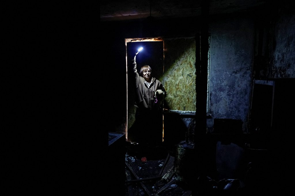 Wife of Chornobyl NPP employee involved in a 1986 mission beneath the fourth reactor speaks to Reuters in Kyiv